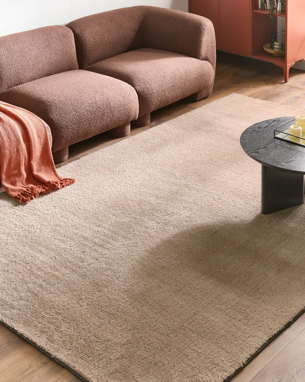 Teppich beige verschiedene Größen DEMRE