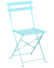 Bistro Set klappbar FIORI Metall Türkis_988871