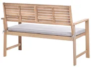 Lounge Set mit Tisch 4-Sitzer FIAMES zertifiziertes Akazienholz Grau_1049534