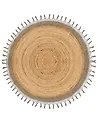 Teppich MARTS Grau ø 140 cm Jute