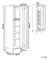 Storage Unit FROME Metal Beige_1109350