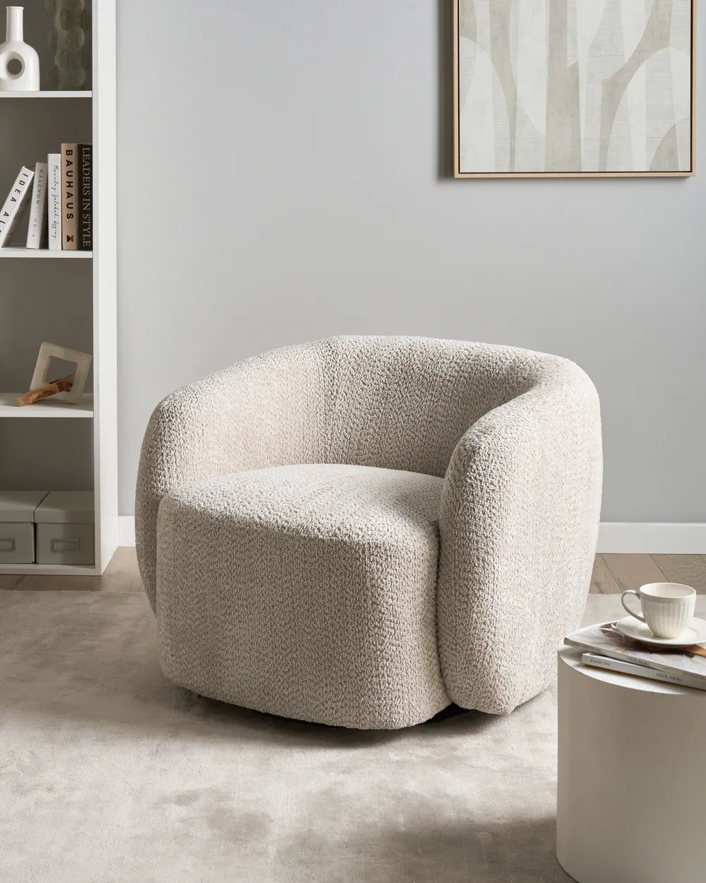 Drehsessel TORE Stoff Beige