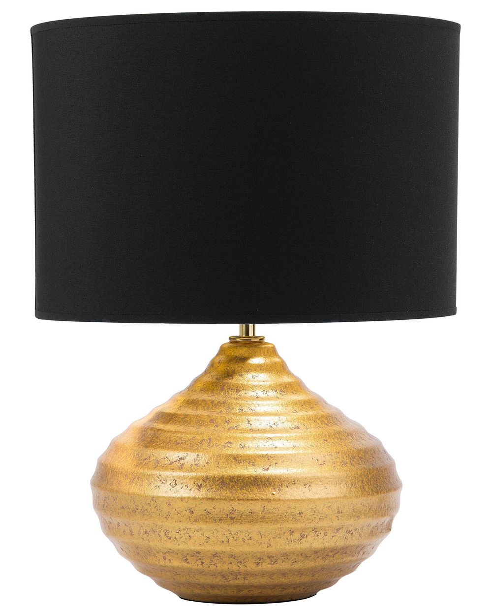 Tischlampe KUBAN Keramik Gold