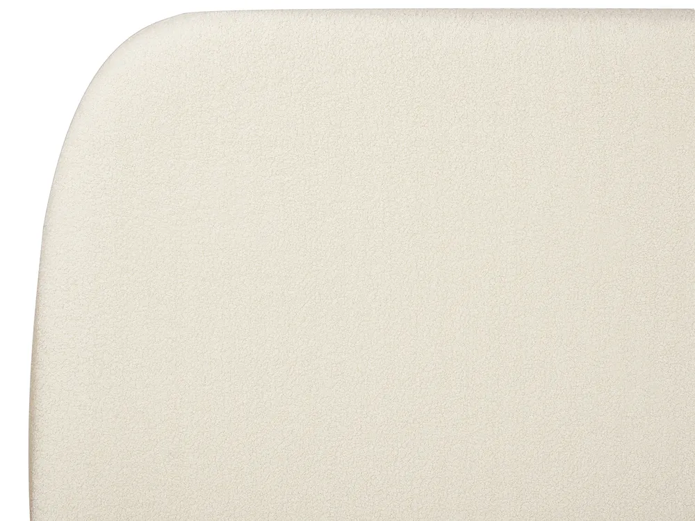 Bed Boucle ROISEL 160 x 200 cm (EU King Size) Light Beige_937431