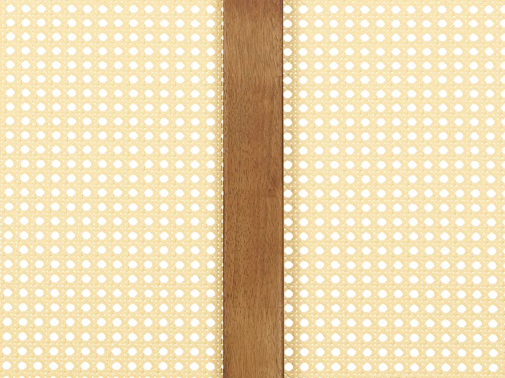 Bett mit Lattenrost Rattan VARZY 140 x 200 cm Braun_943938