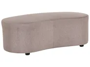 Sofa AMAL mit Ottomane Stoff Taupe_1143365