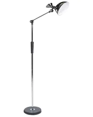 LED Stehlampe ANDROMEDA mit Dimmer Metall Silber_867323