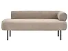 Rechtsseitige Chaiselongue MIRMANDE Stoff Taupe