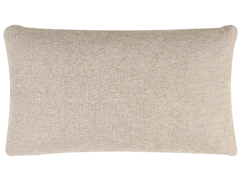 Eckschlafsofa 3-Sitzer KAARINA Stoff Hellbraun rechtsseitig_1100035