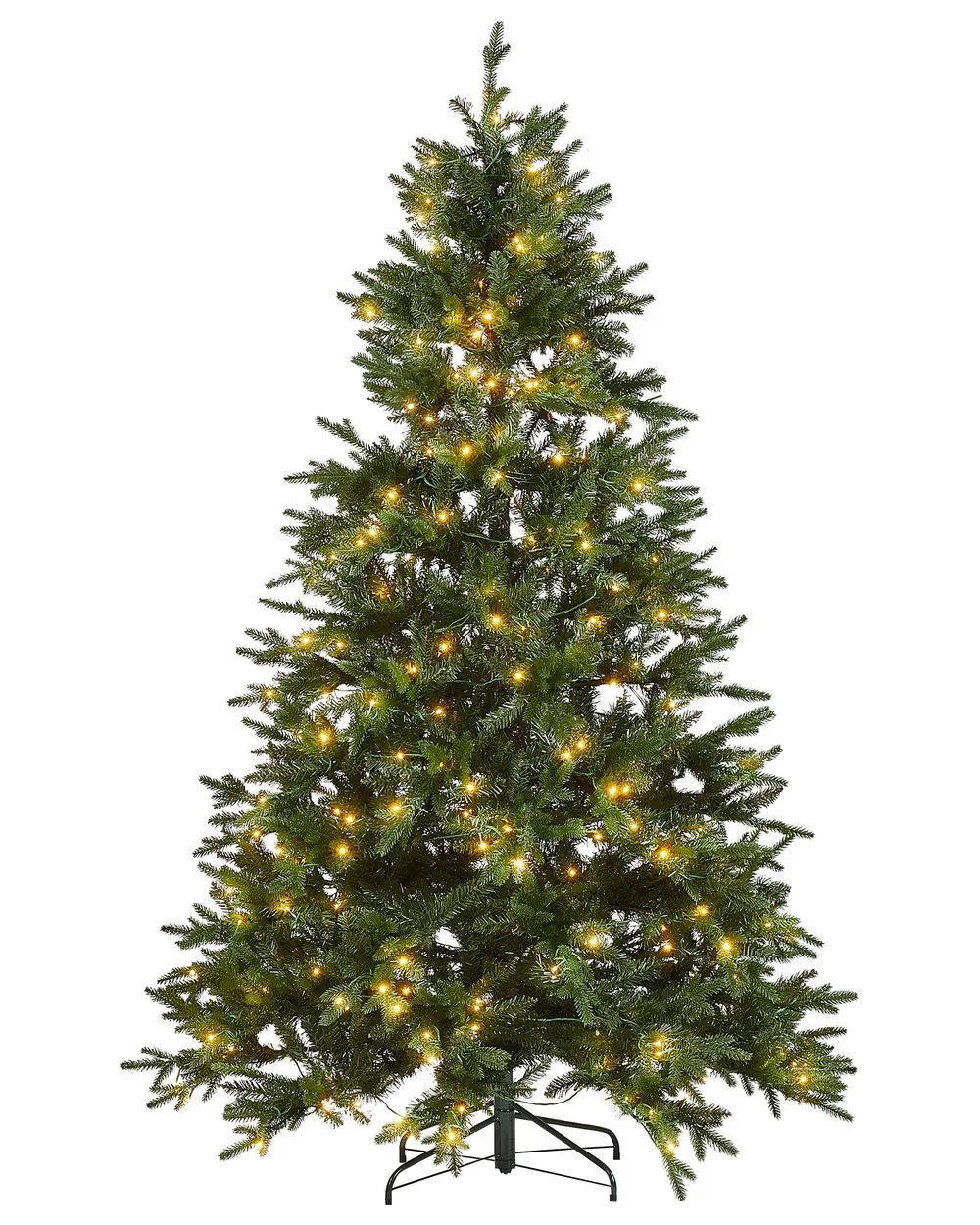 Knstlicher Weihnachtsbaum LED FIDDLE 210 cm Grn - Beliani.de
