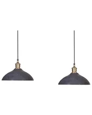 Hängeleuchte CHEYYAR Mango Holz Schwarz_867655