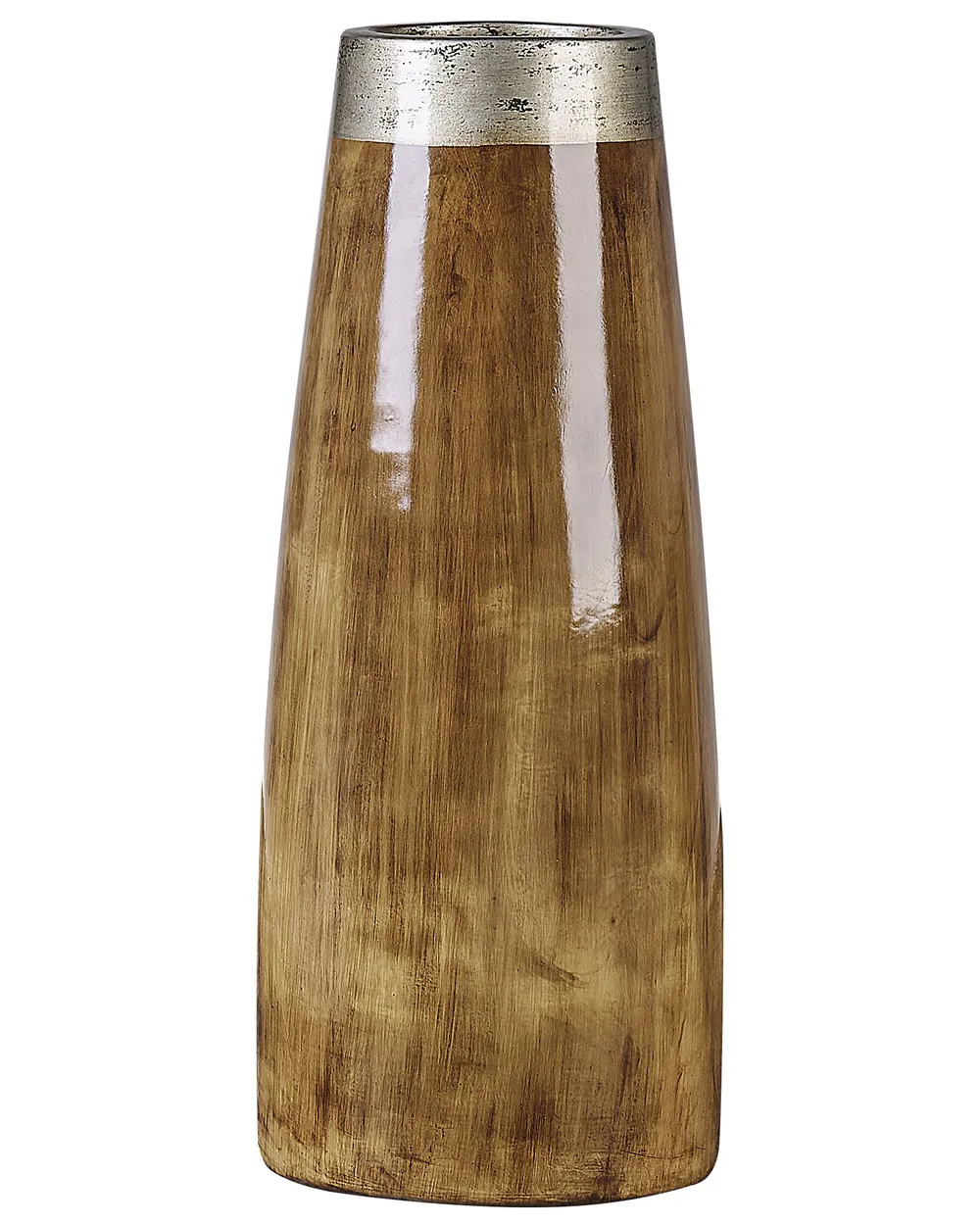 Decorative Vase CYRENE 50 cm Ceramic Dark Brown