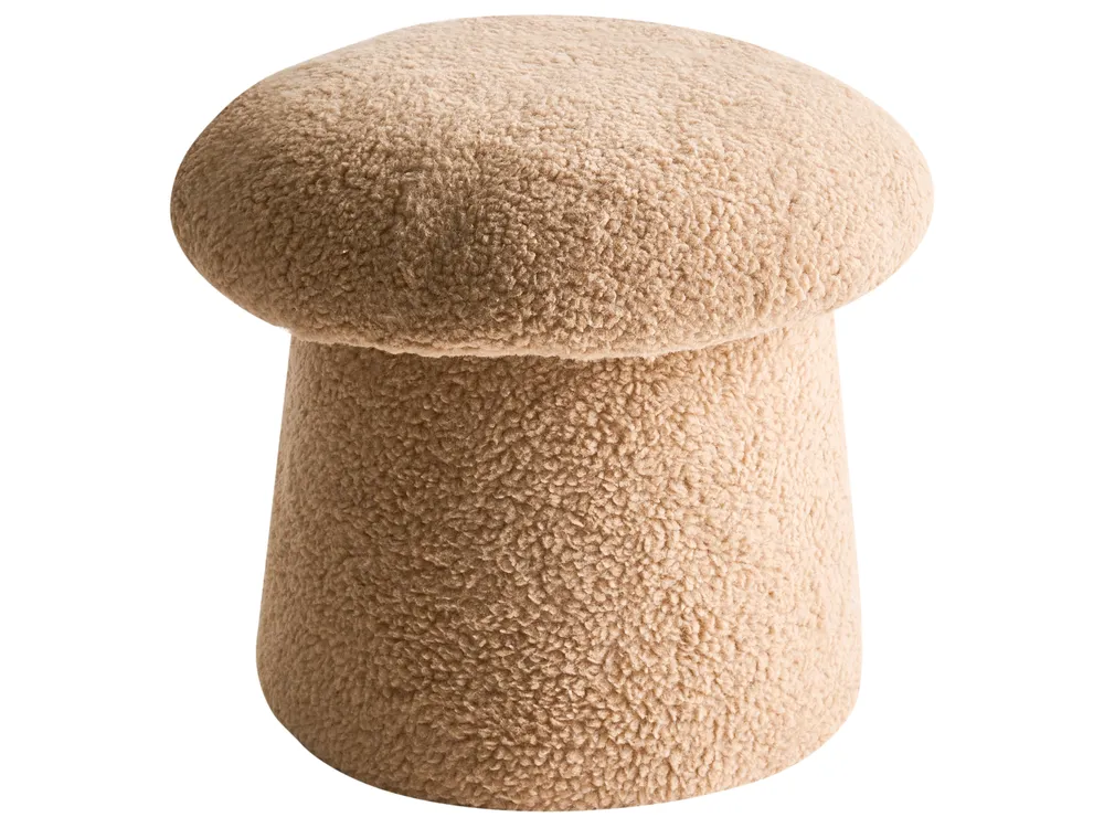 Pouffe EUFAULA Boucle Beige_1012197