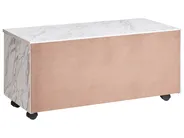 Badezimmerschrank TERESINA mit Rädern 80 cm Weißer Marmor_983994