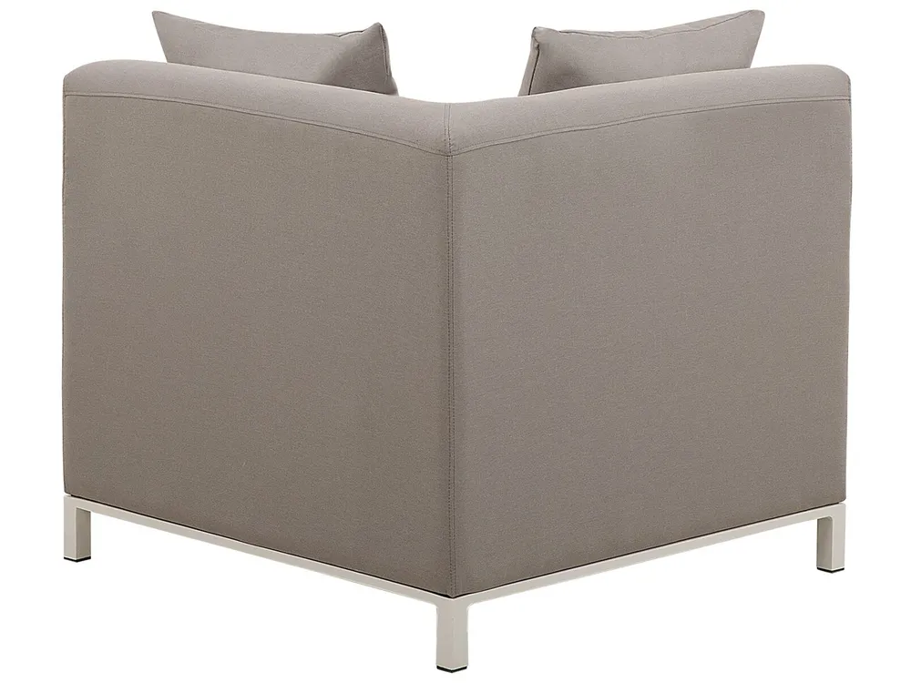 Garten Ecksofa mit Tisch 5-Sitzer BELIZE modular Beige linksseitig_754176