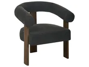 Living Room Set ILBRO Boucle Black/ Dark Brown_985033