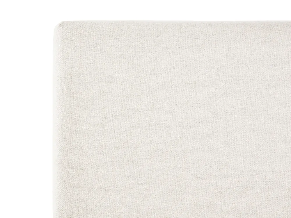 Krevet s prostorom za pohranu BOUSSE Krem bijela 140 x 200 cm_1074741