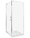 Duschkabine DARLI 80 x 80 x 185 cm Silber