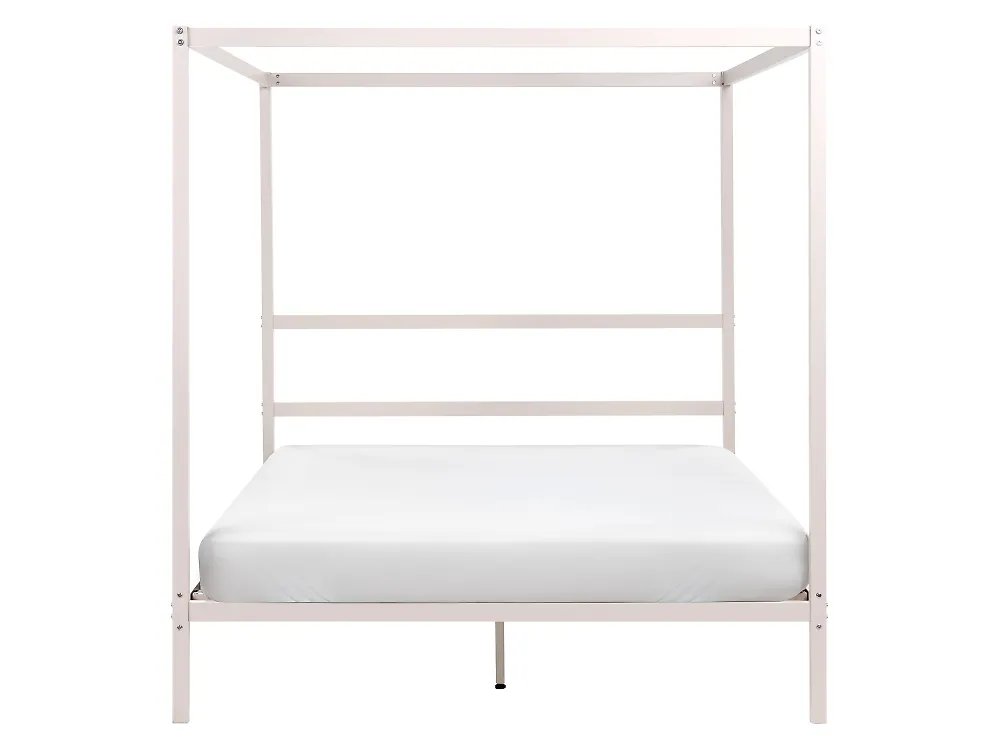 Himmelbett Metall LESTARDS 160 x 200 cm Hellbeige_1165346