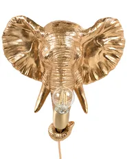 Wandlampe Elefant ELEPHANTI Gold_1003896