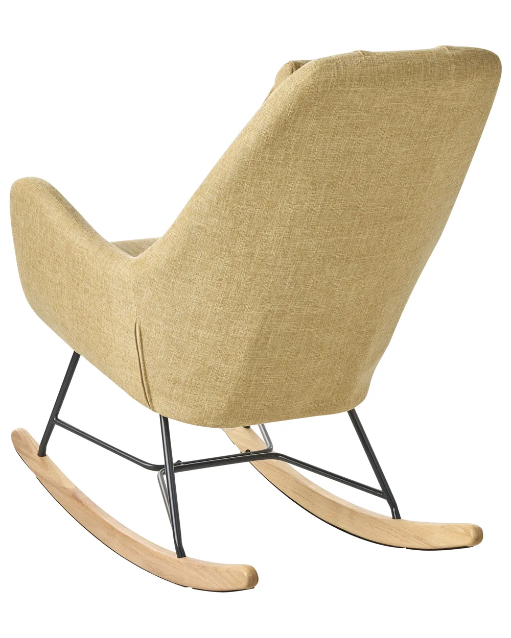 Rocking Chair ARRIE Fabric Yellow_745344