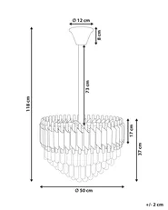 Chandelier ABELLAS Metal Gold_919667
