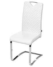 Set of 2 Dining Chairs PICKNES Faux Leather Off-White_1156951