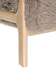 Sessel SKOVDE Webpelz Taupe_1019275