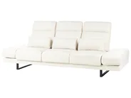 Sofa 3-Sitzer IKAST Stoff Cremeweiß_971232