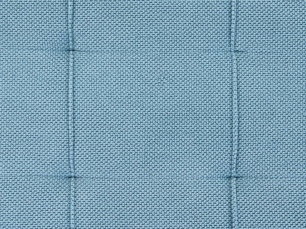 Ottomane mit Stauraum OREM Stoff 100 cm Blau_1058933
