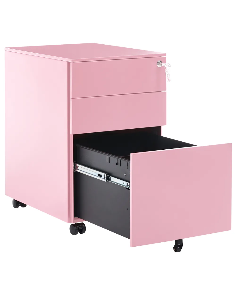 Büroschrank CAMI Metall Rosa_843910