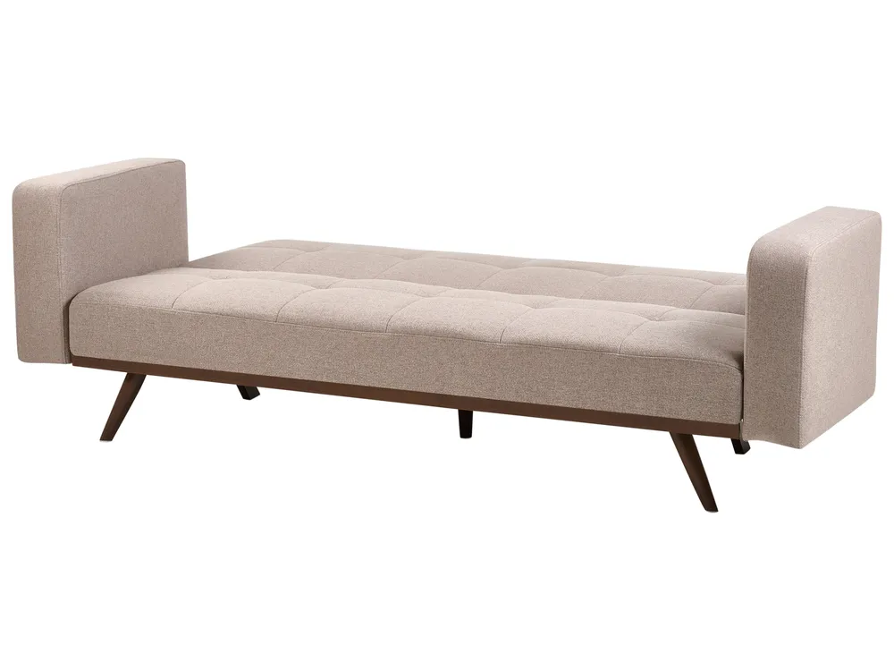 Schlafsofa 3-Sitzer HJULBY Hellbraun_1030077