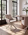 Esszimmerstuhl 2er Set SARDOAL Stoff Beige