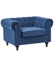 Armchair CHESTERFIELD Velvet Navy Blue_1042247