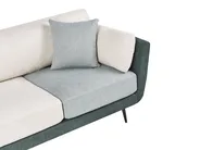 Sofa Set 4-Sitzer BOLGA Stoff Grün_1076242