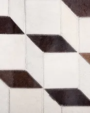Teppich ALPKOY Weiß 140 x 200 cm Echtleder_742787