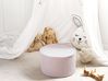 Pouf ZIKRIA Samtstoff Hellbeige