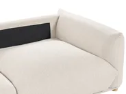 Sofa 3-Sitzer LUVOS Stoff Hellbeige_885548