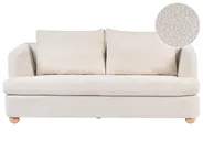 Sofa 3-Sitzer RATTVIK Bouclé Cremeweiß_1066681