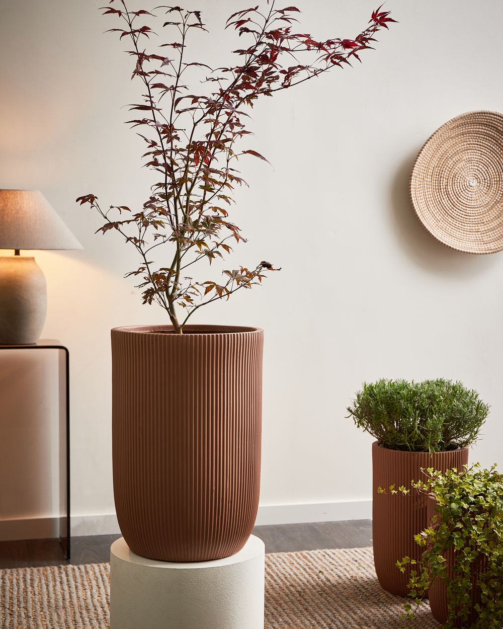 Blumenkübel EANTIO 37 cm Braun