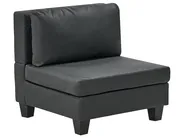 Sesselmodul UNSTAD Kunstleder Schwarz_936612