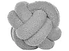 Throw Cushion MALNI 19 x 19 cm Boucle Grey Solid