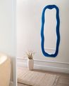 Wall Mirror BEAUNE 56 cm 160 cm Velvet Blue