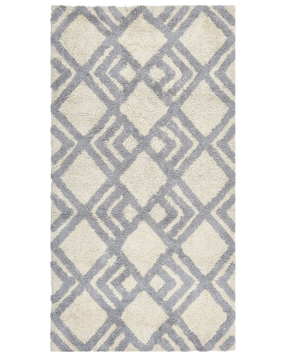 Vloerkleed NEVSEHIR Beige 80 x 150 cm Katoen