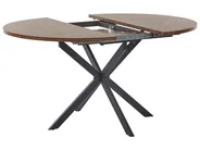 Ausziehbarer Esstisch FRIONA Dunkelbraun 110/140 cm 110 cm_961988