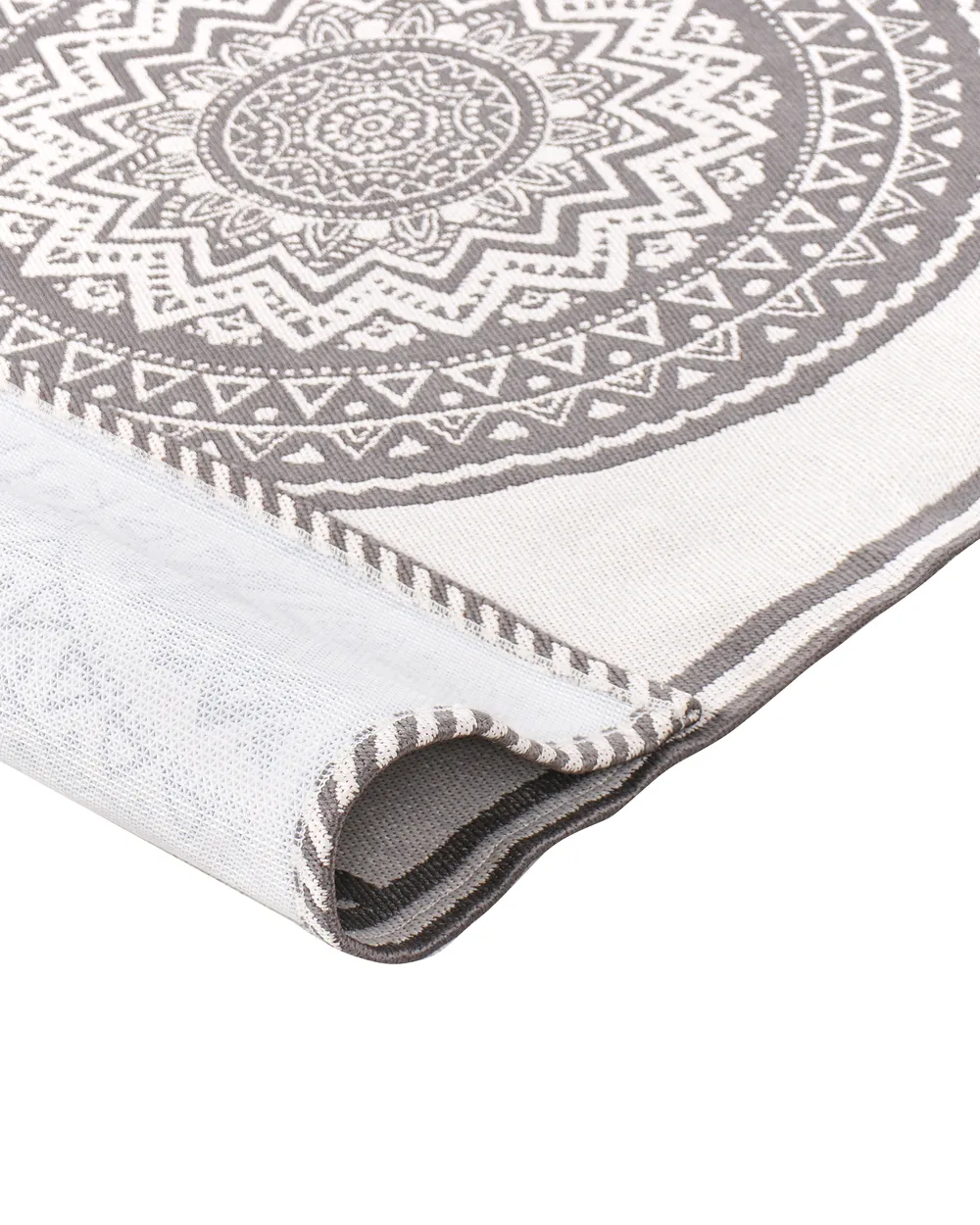 Outdoorteppich NELLORE Grau 80 x 150 cm_992383