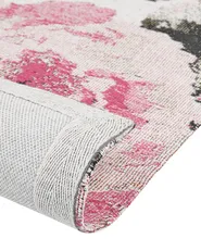 Teppich EJAZ Rosa 140 x 200 cm Baumwolle_854061