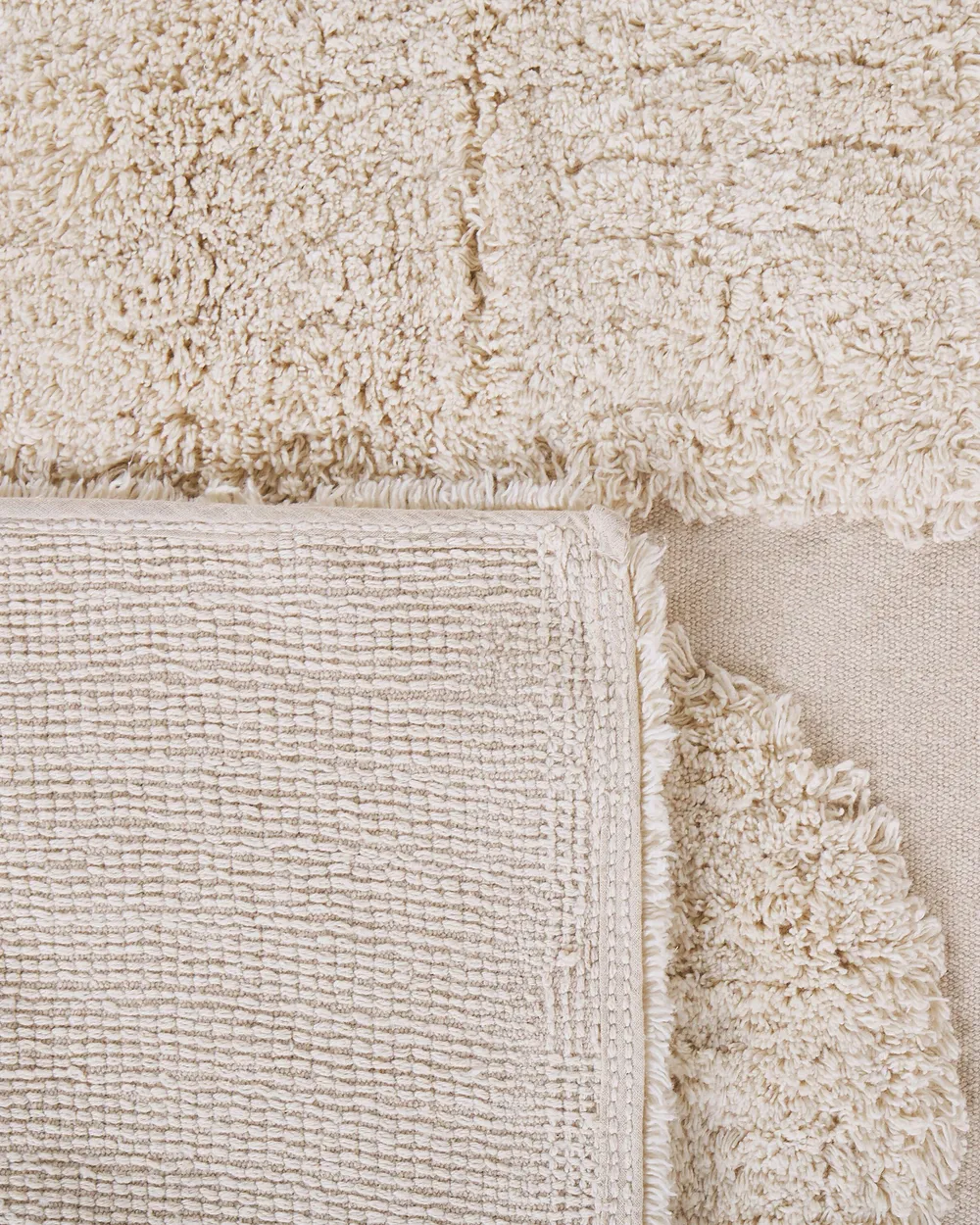 Teppich DIYADIN Beige 160 x 230 cm Baumwolle_817471
