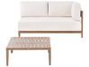 Gartensofa mit Tisch 2-Sitzer SAMPIERI Metall Braun