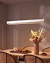 LED Hängeleuchte MARA Metall Weiß